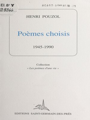 cover image of Poèmes choisis